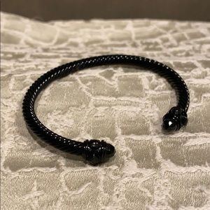 David Yurman Black Cable Bangle